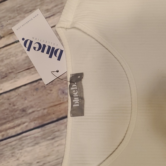 NWTS BLUE B. CRYSTAL DRIP RIBBED CROP TOP | MEDIUM - Picture 13 of 16